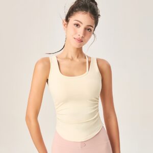 Yoga Top Vest New U Shape Back Slim Fitness Clothing