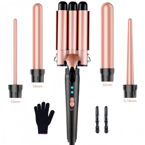 5 in 1 Multi-functional Tube Changing Hair Curler