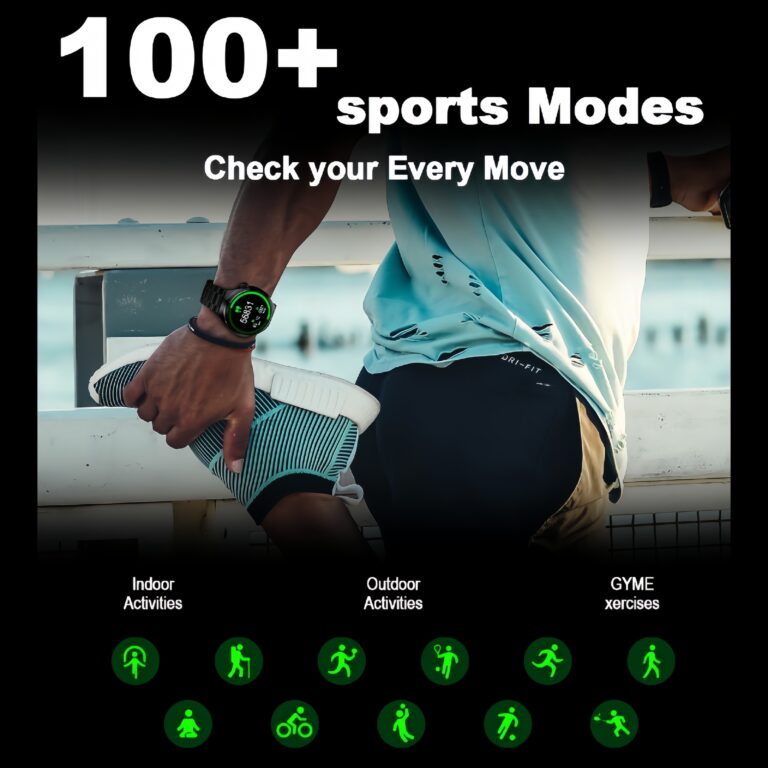 1.6″ Bluetooth Talk Heart Rate Monitor Smartwatch