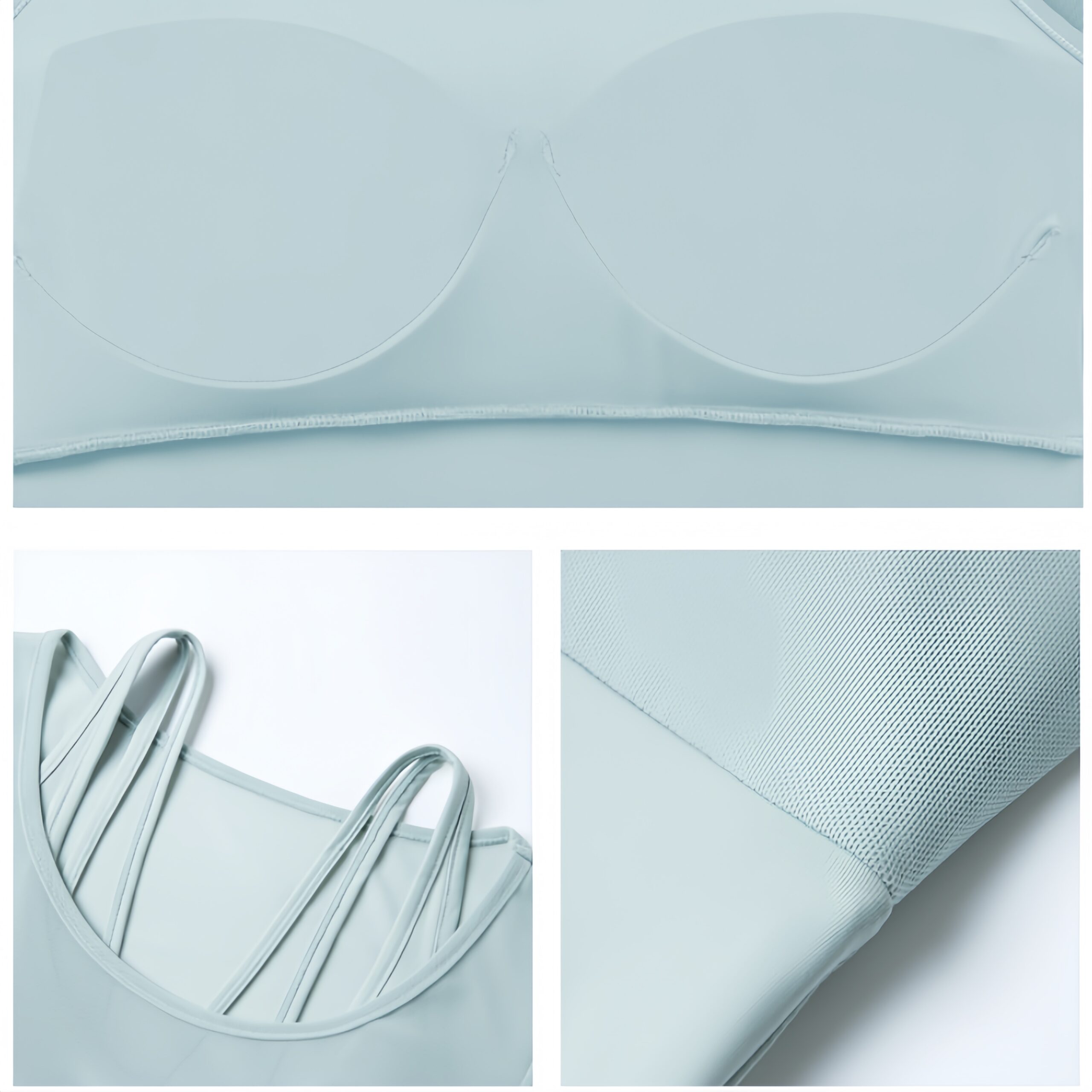 Yoga clothing tops advanced sense of mesh long-sleeved false two pieces