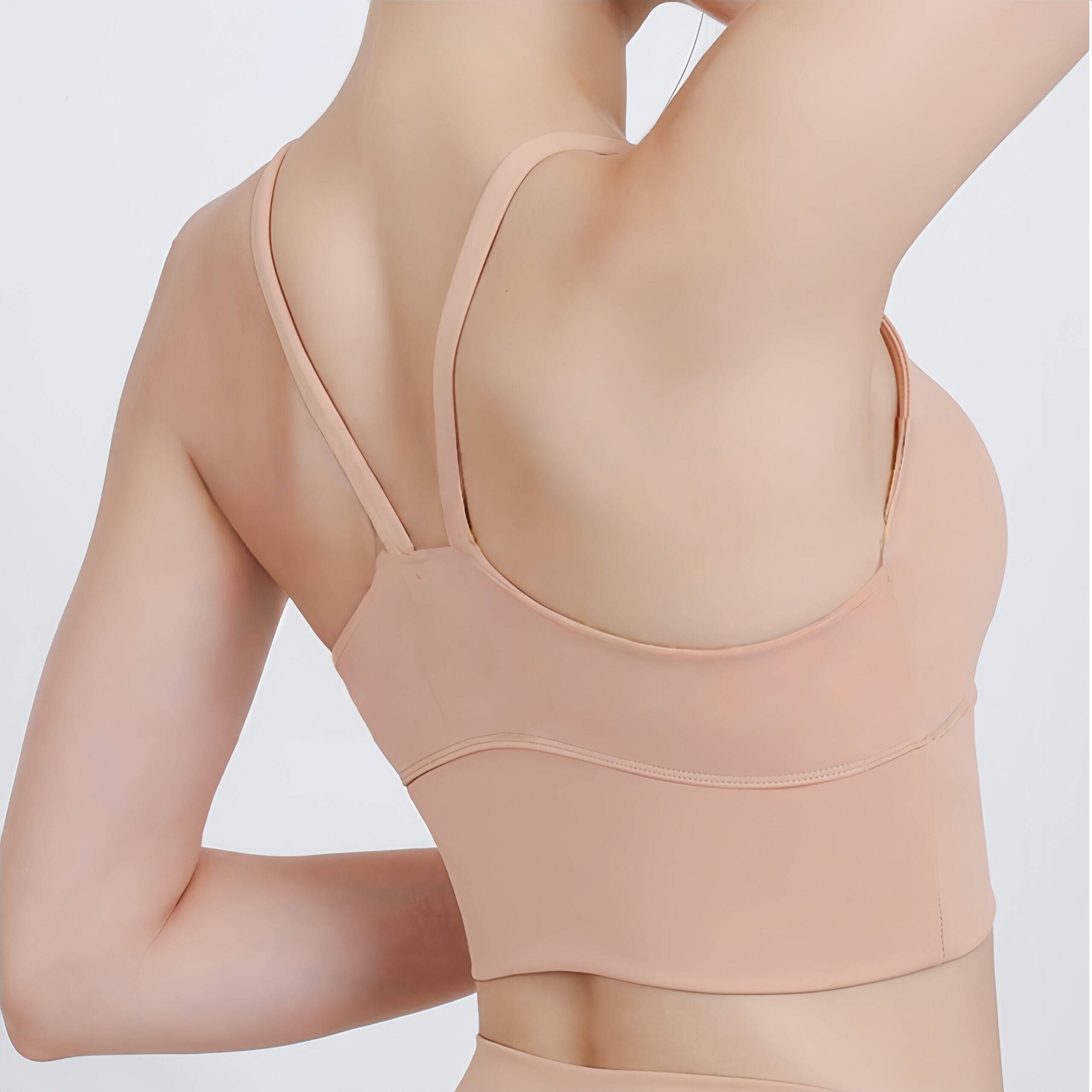 Backless Yoga Vest Women Yoga Clothing With Chest Pad Fitness Exercise