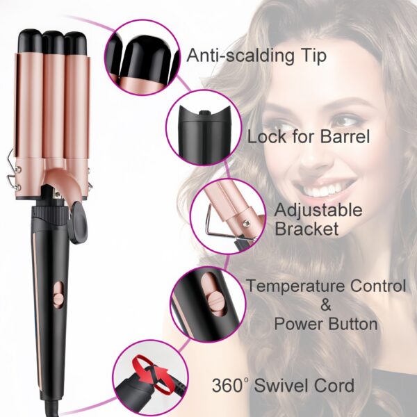 5 in 1 Multi-functional Tube Changing Hair Curler - Image 3