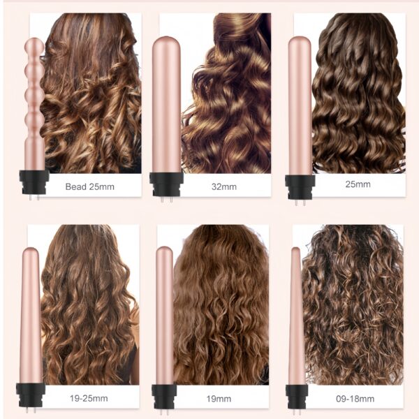 Change Head Curling Iron 5 in 1 Multi-functional Change Tube Curling Iron - Image 3
