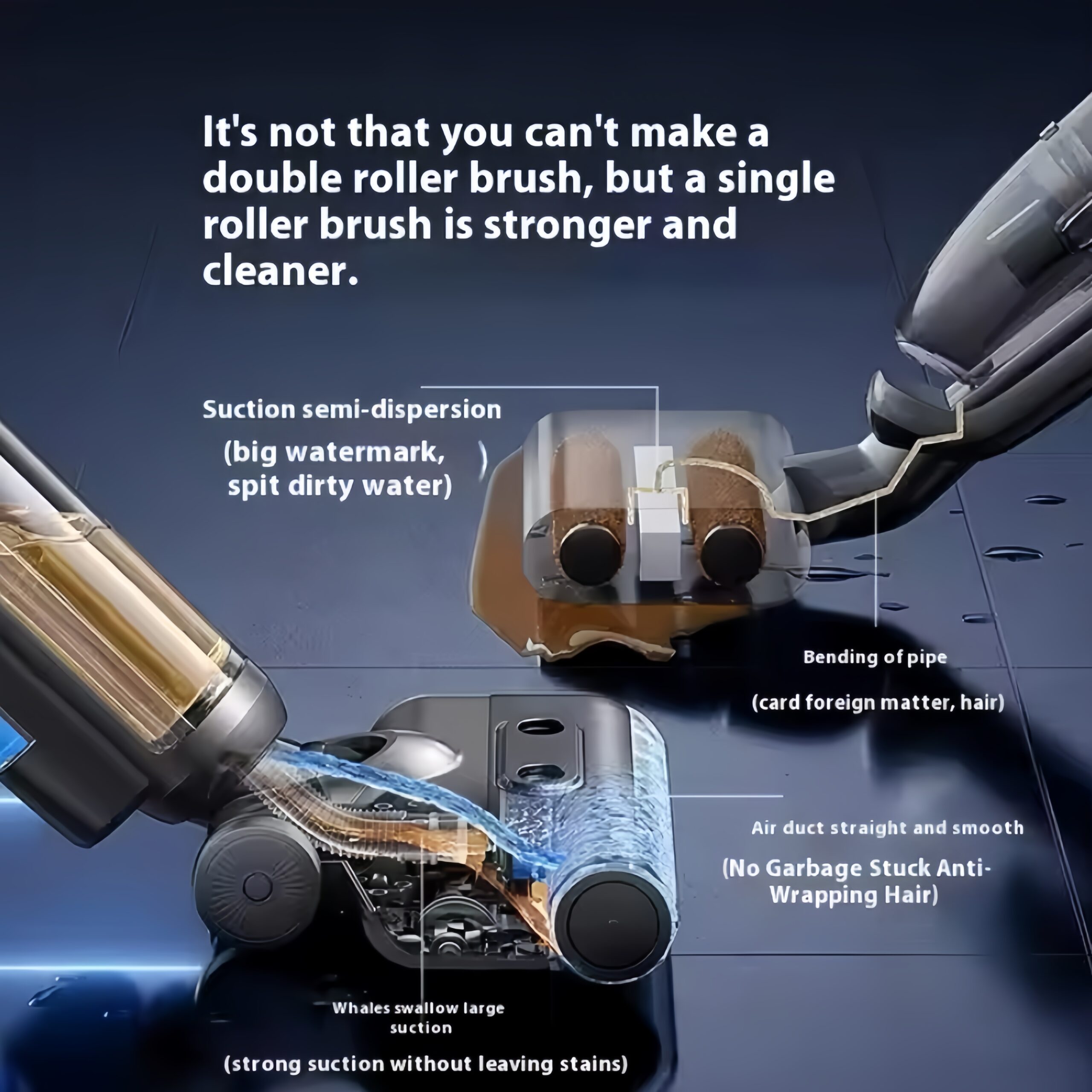 All-in-One Cordless Smart Motor Self-Cleaning Mop