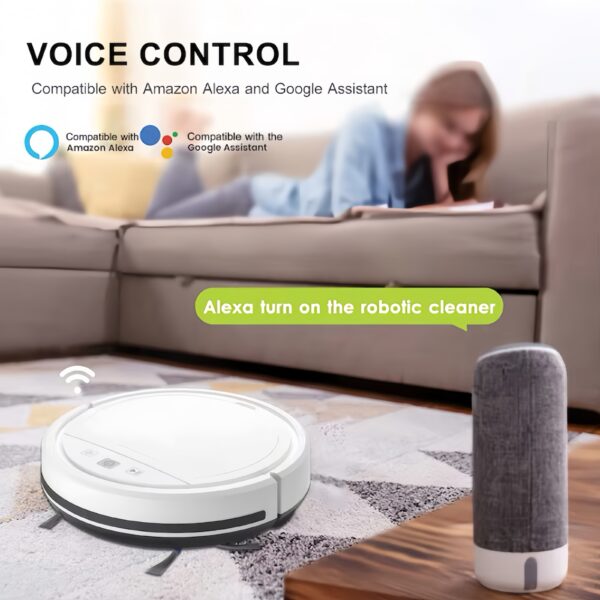 Smart APP Control Wash Mop Vacuum All-in-One Automatic Sweeping Robot - Image 3