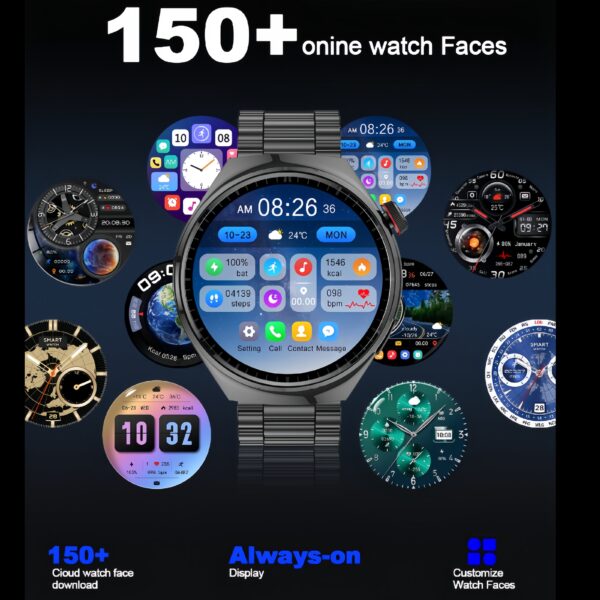 1.6" Bluetooth Talk Heart Rate Monitor Smartwatch - Image 6