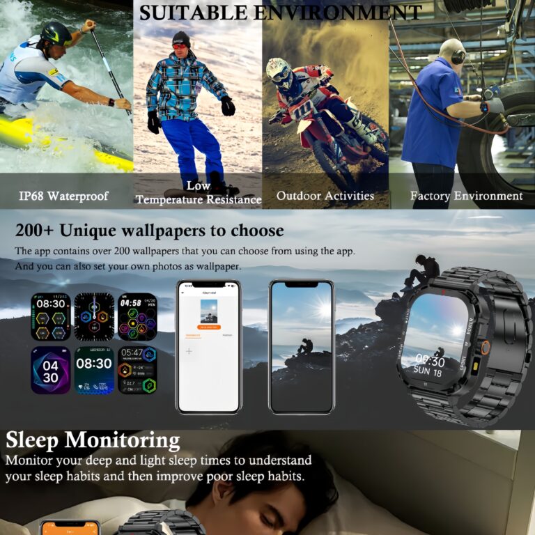 Bluetooth Talk Flashlight Health Monitoring Sports Smartwatch