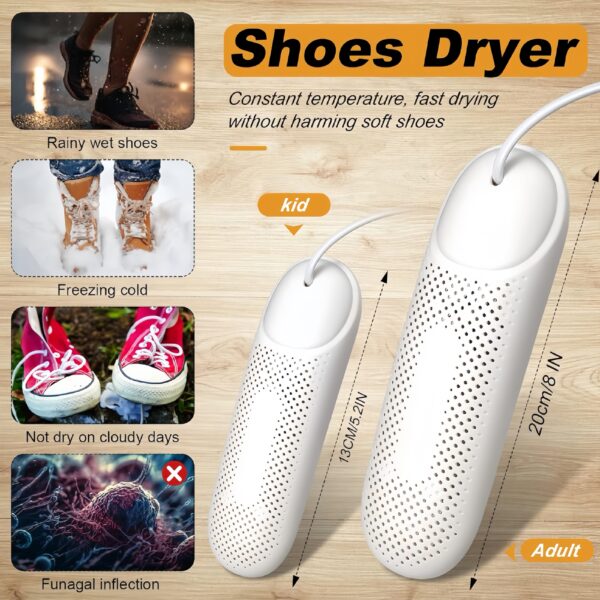 Mini Personal Portable Shoe Dryer Foot Electronic Timer Dryer - Image 3