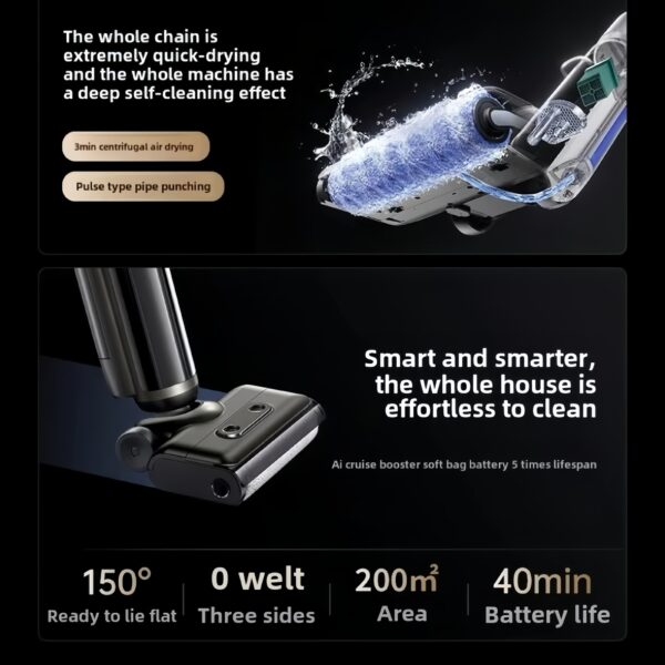 All-in-One Cordless Smart Motor Self-Cleaning Mop - Image 4