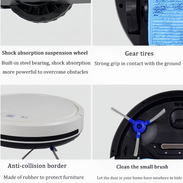 Smart APP Control Wash Mop Vacuum All-in-One Automatic Sweeping Robot