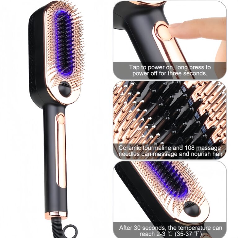 Cold Comb Ice Comb Negative Ion Massage Hair Comb