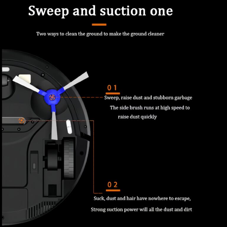 Smart APP Control Wash Mop Vacuum All-in-One Automatic Sweeping Robot