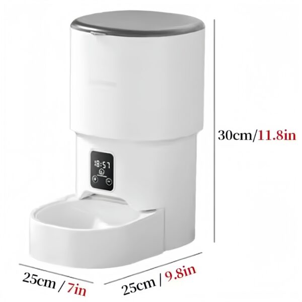 Smart Remote Control 4L Automatic Pet Food Bowl with Camera - Image 5