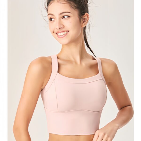 Backless Yoga Vest Women Yoga Clothing With Chest Pad Fitness Exercise - Image 4