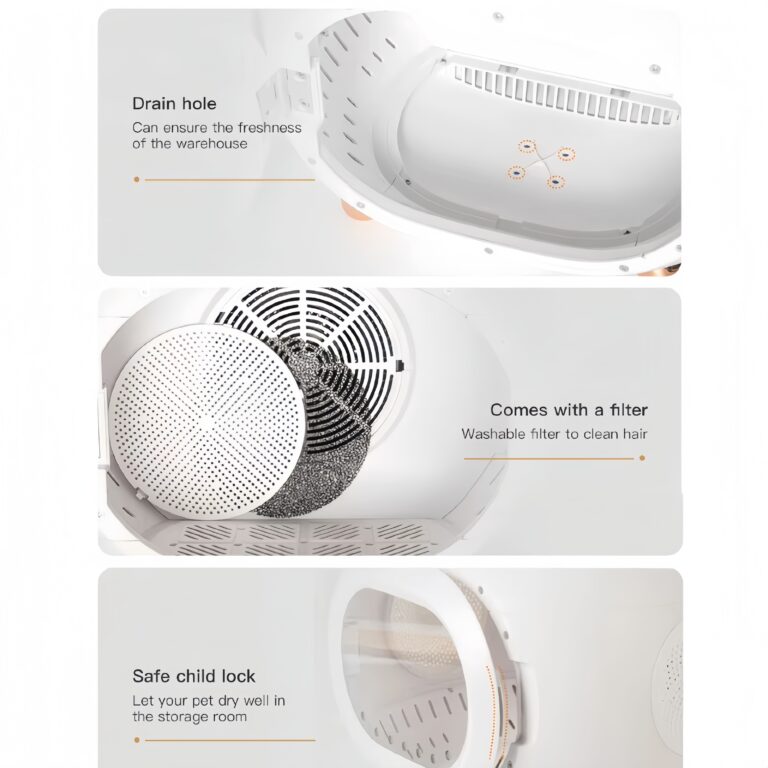 Small home use automatic pet blow dryer