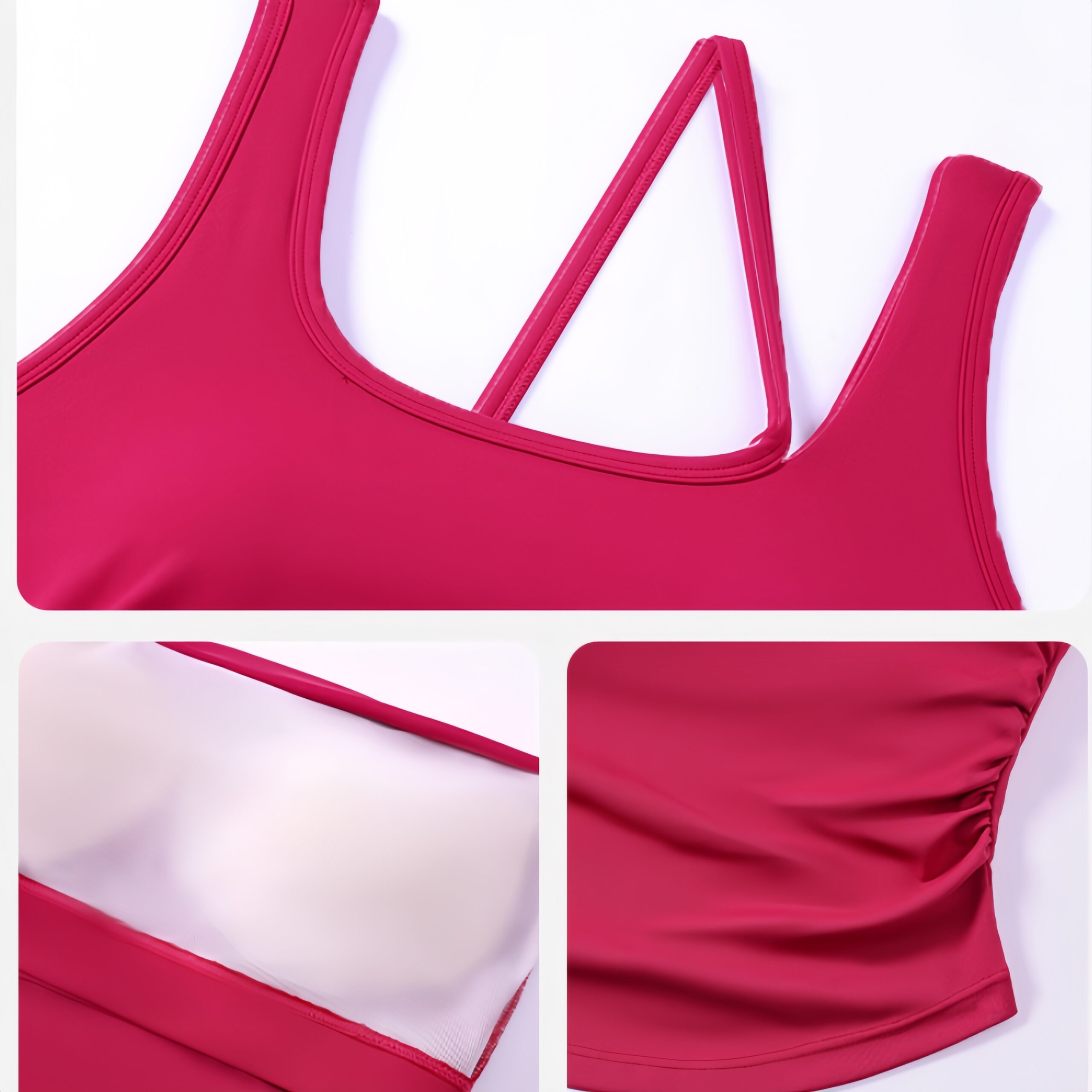 Yoga Top Vest New U Shape Back Slim Fitness Clothing