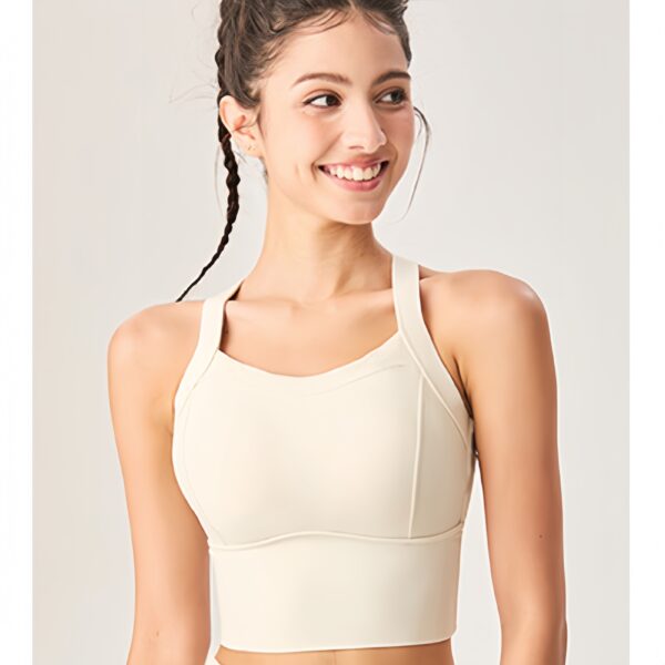 Backless Yoga Vest Women Yoga Clothing With Chest Pad Fitness Exercise - Image 3