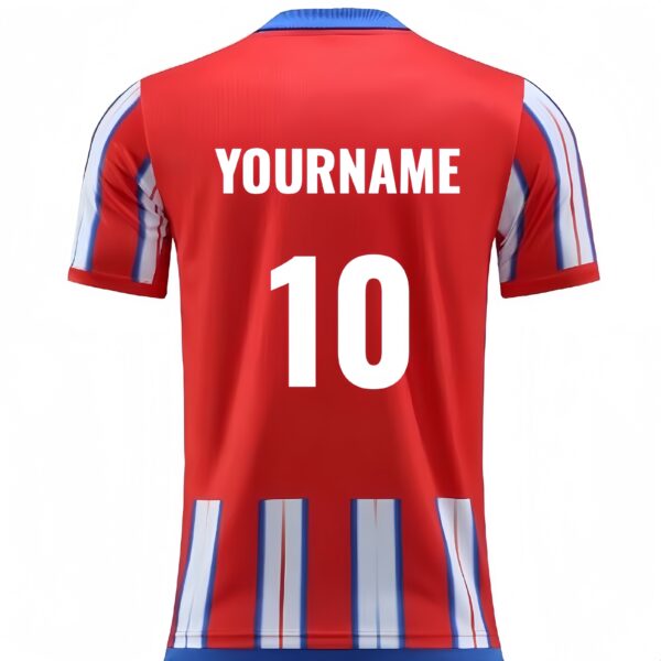 Customised jerseys] Times classic red and black striped shirt
