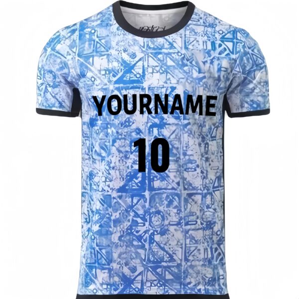 [Customised Jersey] Neon Pink Short Sleeve Football Jersey - Image 2