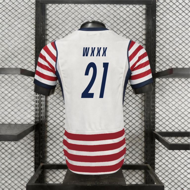 Custom Red and White Striped Soccer Jersey – Breathable Quick-Dry Football Shirt with Personalized Name & Number